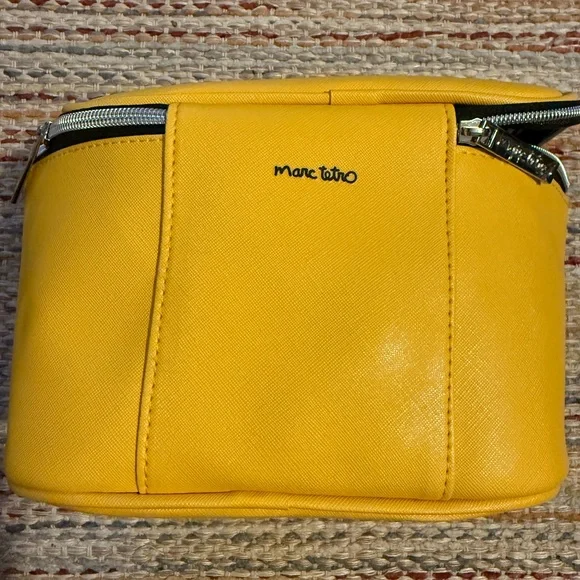 Marc Tetro Yellow Dachshund Cosmetic Bag - Picture 3 of 4